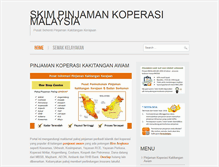 Tablet Screenshot of pinjamankoperasi.org